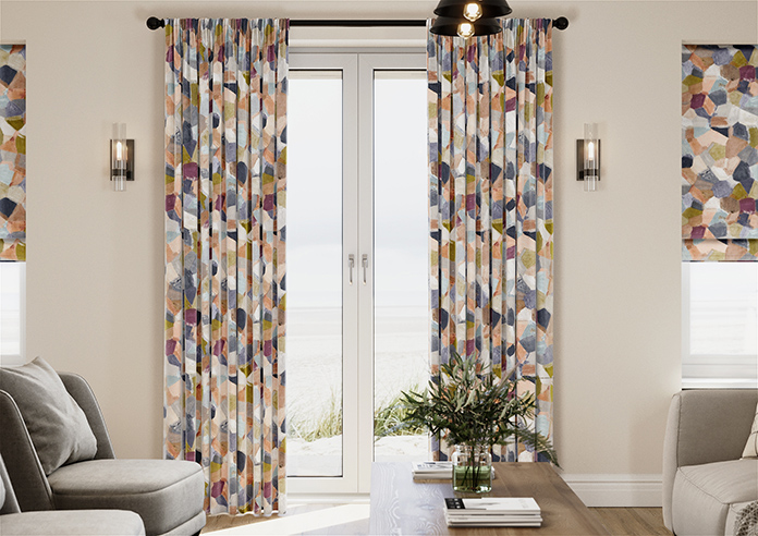 Whinfell, Coral - Made to Measure Curtains - Image 3